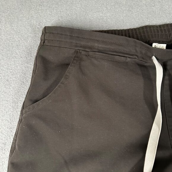Figs Womens XS Technical Collection Scrub Cargo Pants Black Drawstring Pockets - Picture 8 of 16